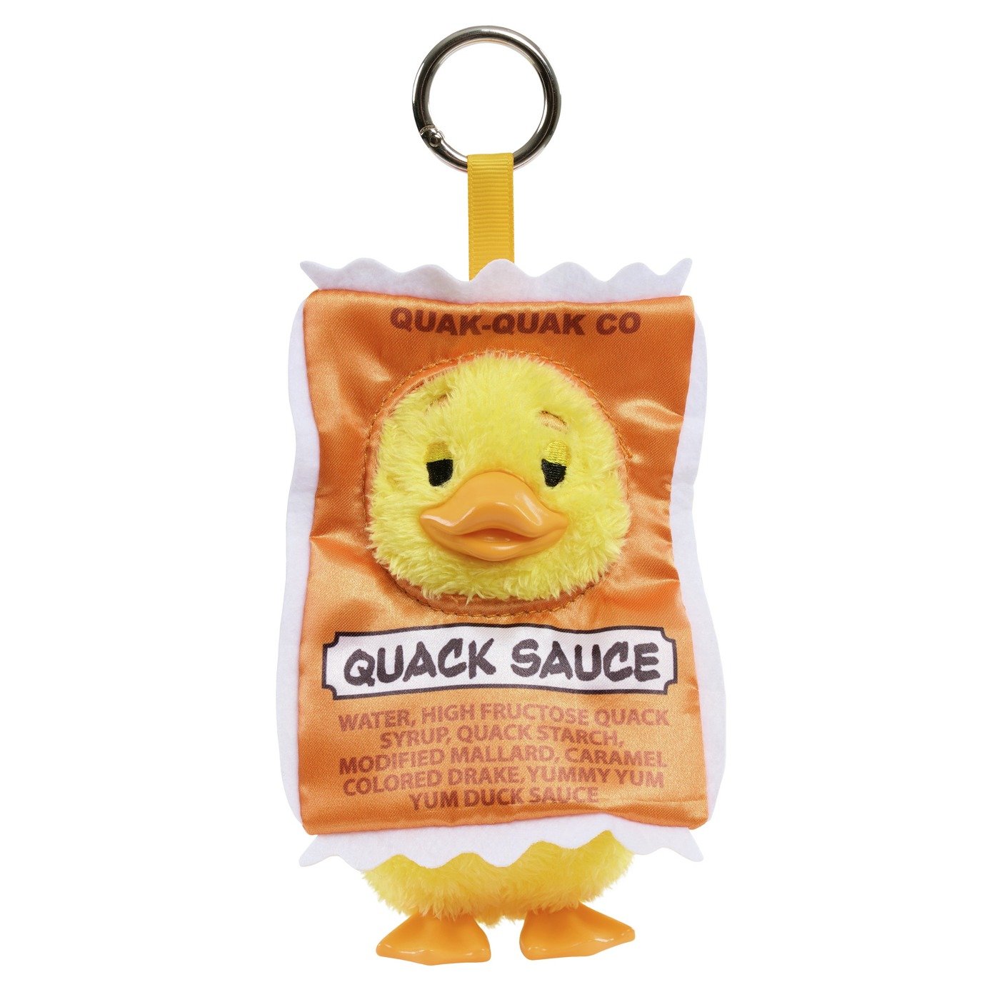 Buy Happy Haul Duckalooz Snack Quack Clip-On Vinyl Plush | Teddy