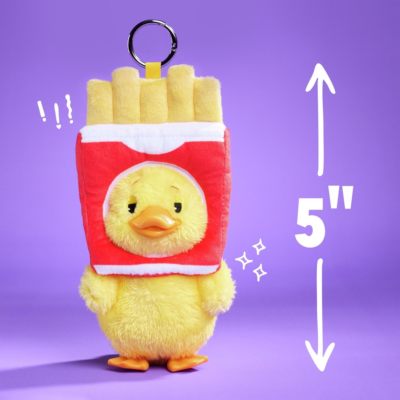 Buy Happy Haul Duckalooz Snack Quack Clip-On Vinyl Plush | Teddy