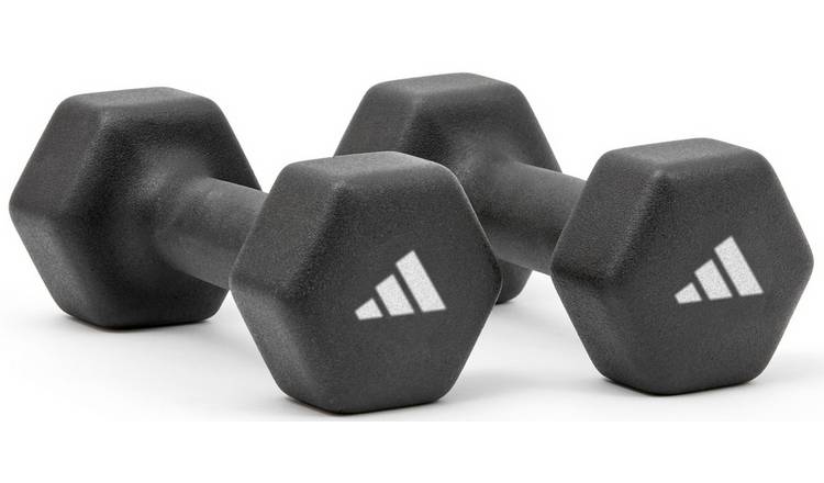 Adidas Neoprene Dumbbells - 2 x 4kg