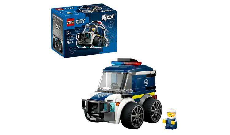 LEGO City Rides Police Truck Toy & Minifigure 60481 PREORDER