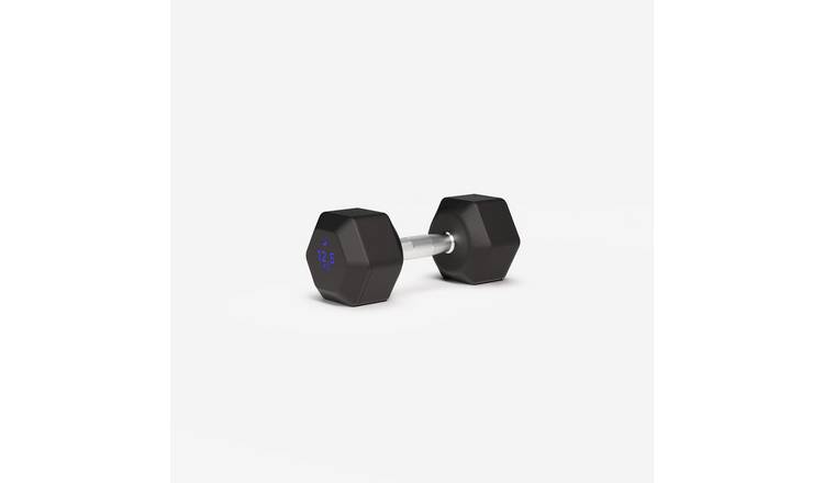 Decathlon Hex Dumbbell - 1 Ã— 12.5kg