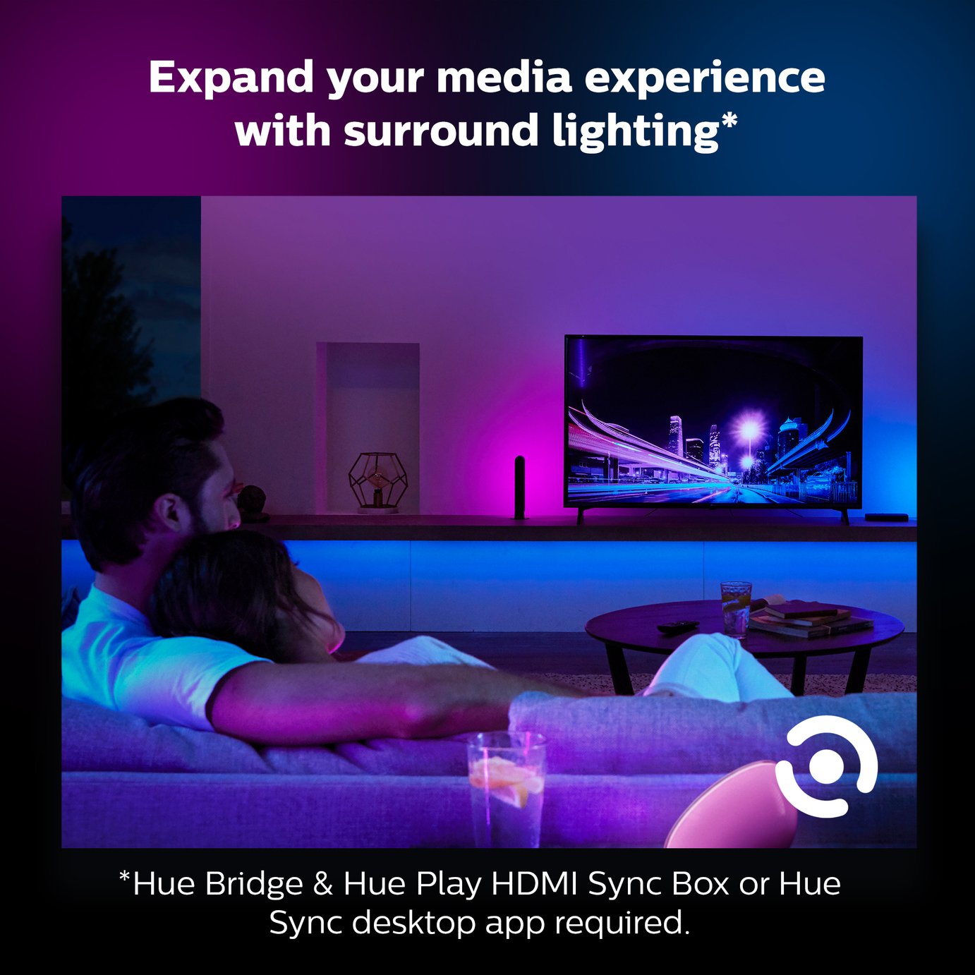 Buy Philips Hue Smart Lightstrip Plus 1M Extension | Smart light