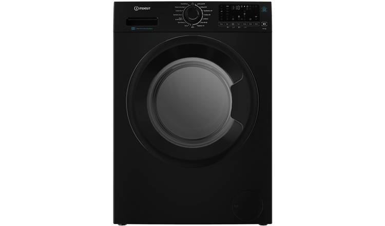 Indesit IDP9646BPUSH&GOUK 9/6KG 1400 Spin Washer Dryer-Black
