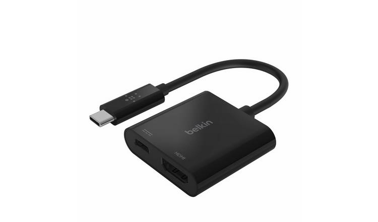 Delvis jeans ansøge Buy Belkin USB-C to HDMI and Charge Adaptor | Computer cables | Argos
