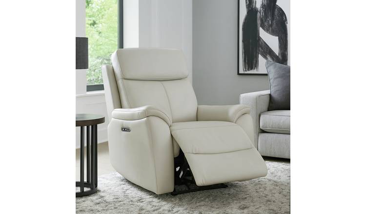 Aspire Kingsmere Power Recliner Chair - Cream