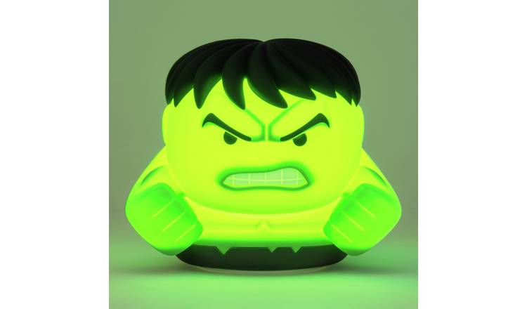 Marvel Universe Hulk SquishyGlo Silicone Desk Lamp - Green