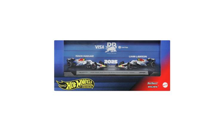 Hot Wheels Premium Visa Cash App Racing Bulls F1 Toy Cars