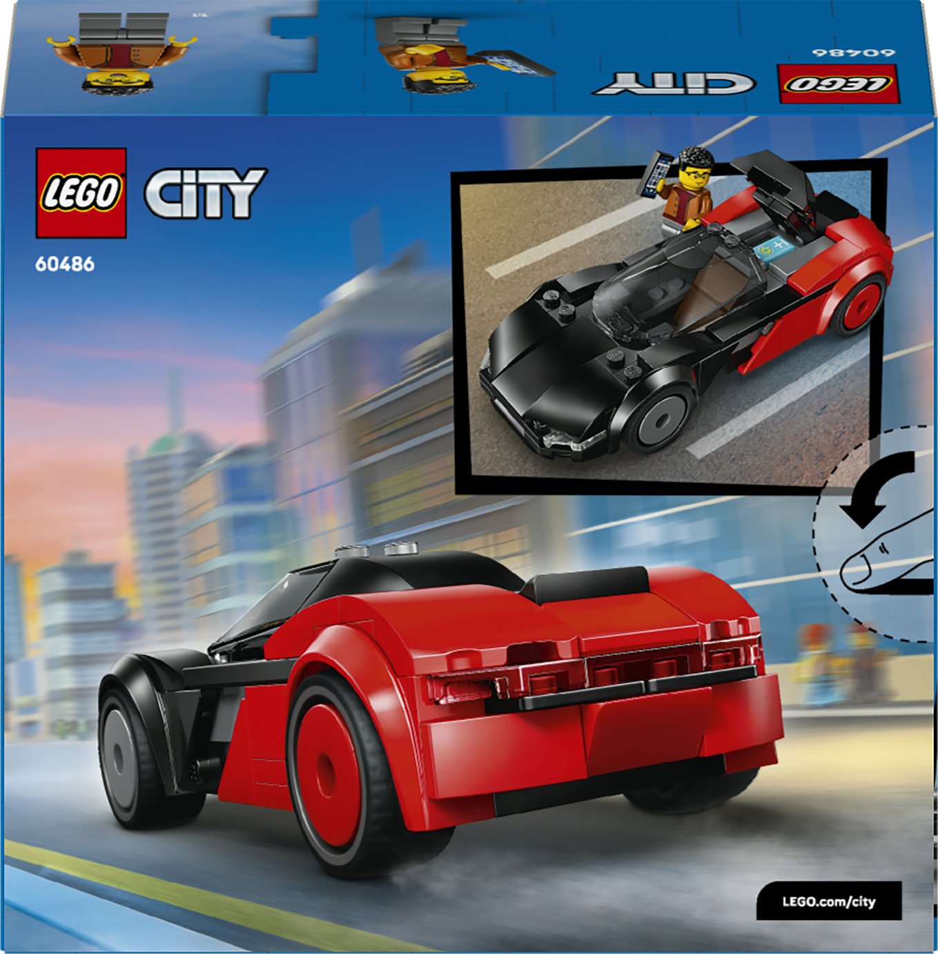 Buy LEGO City EV Supercar Toy - Car Model with Minifigure 60486