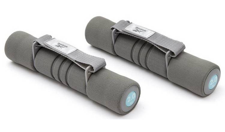 Reebok Softgrip Dumbbells - 2 x 2kg