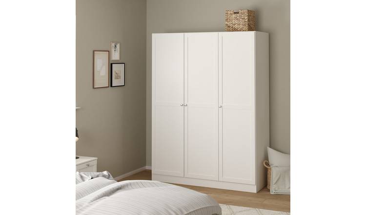 Furniture To Go Brande 3 Doors Wardrobe - White