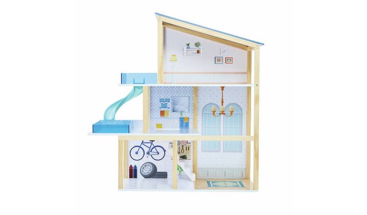Chad Valley Wooden Open Doll House