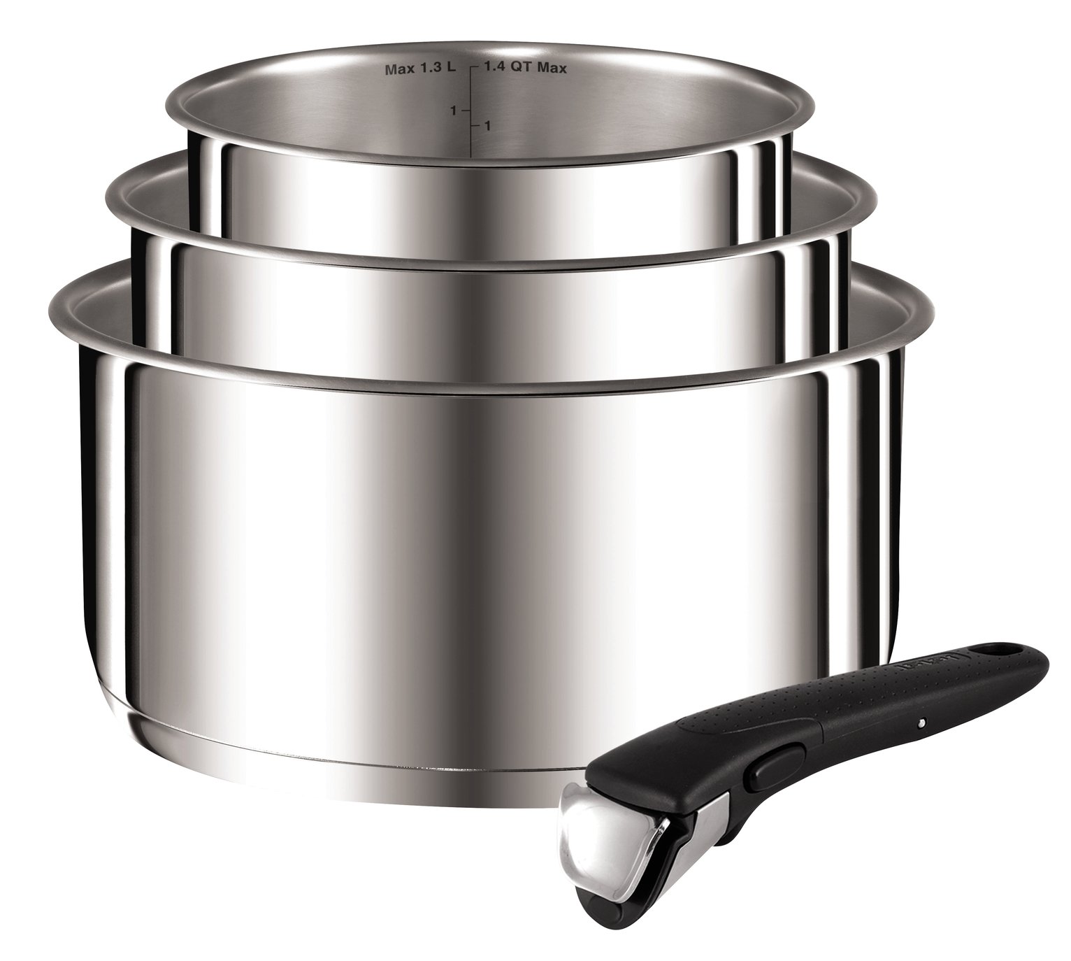 Tefal 4 Piece Stainless Steel Ingenio Saucepans and Handle Review