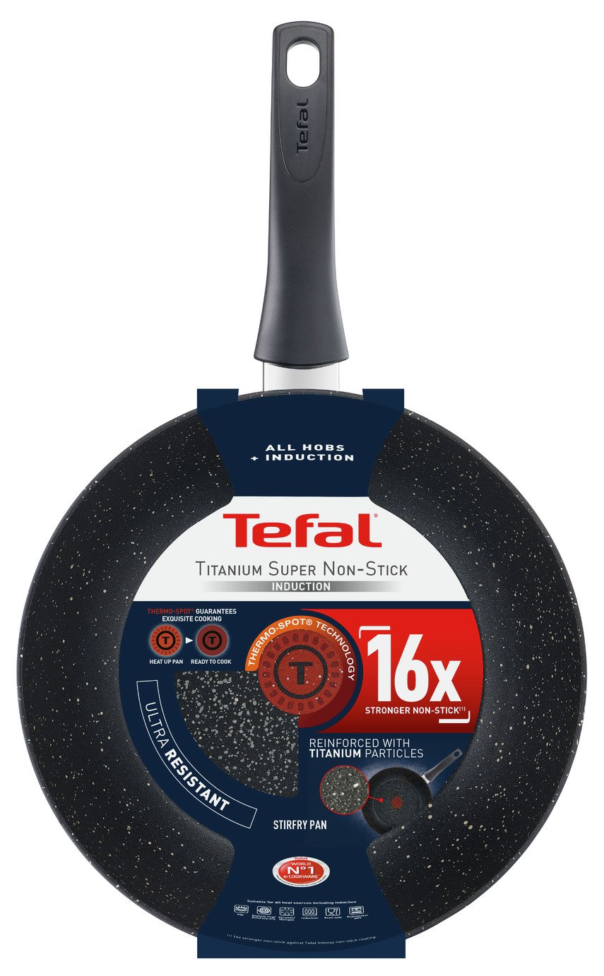 Tefal Titanium Super Non Stick 28cm Wok Reviews Updated July 2024