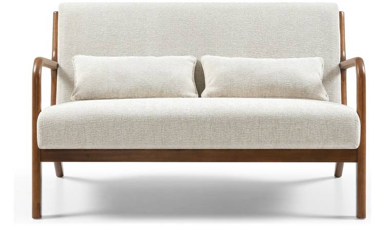 Kyoto Leah Fabric 2 Seater Sofa - Natural