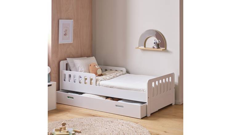 Habitat Ronnie Toddler Single Storage Bed Frame - White