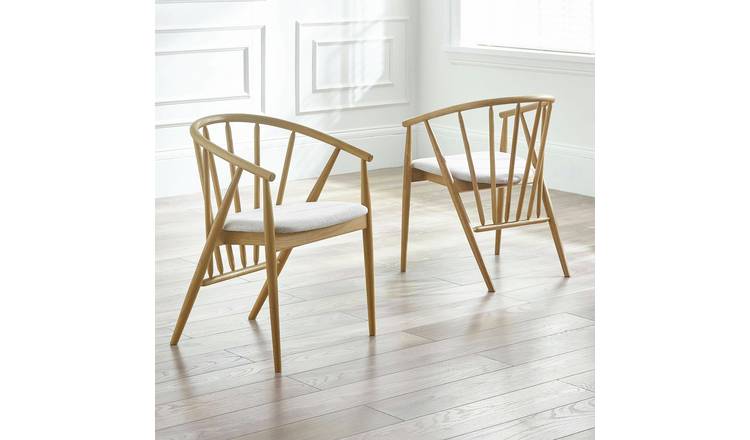 Julian Bowen Rory Dining Chair - Natural Wood