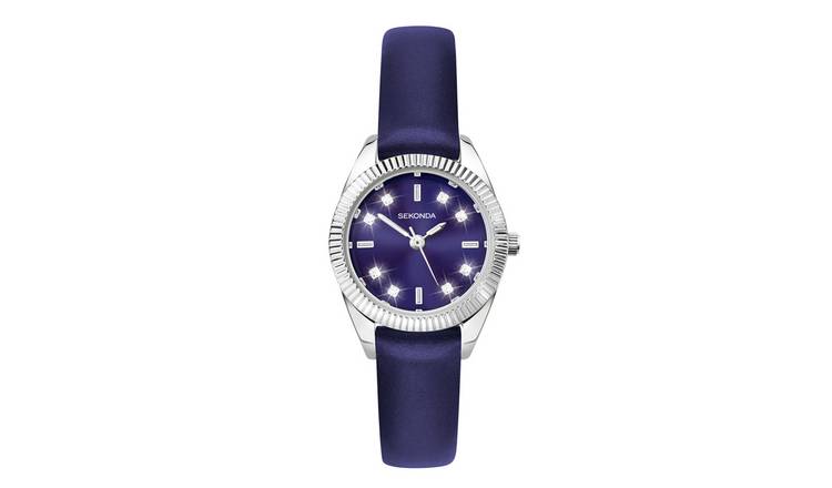Sekonda Ladies Blue Polyurethane Strap Watch
