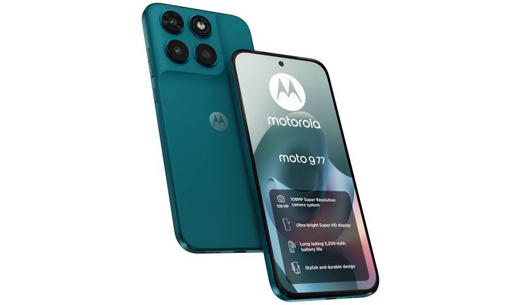 SIM Free Motorola g77 5G 128GB AI Mobile Phone - Spruce