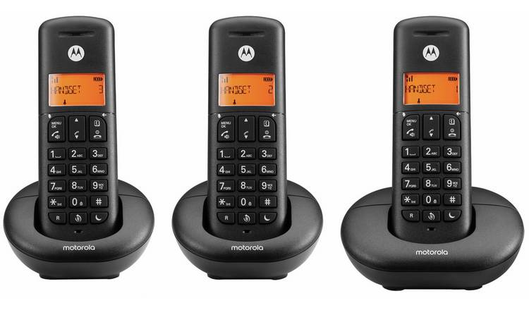 Motorola E203 Cordless Telephone - Triple