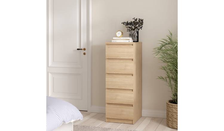 Furniture To Go Naia 5 Drawers Chest - Natural