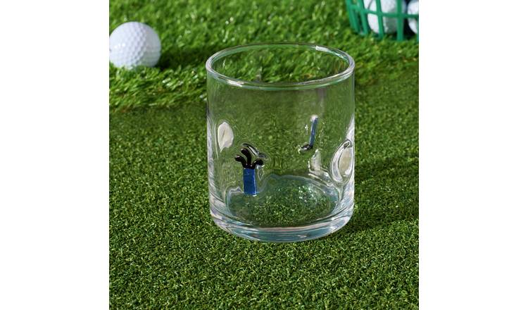 Argos Home Golf Glass Tumbler - 400ml