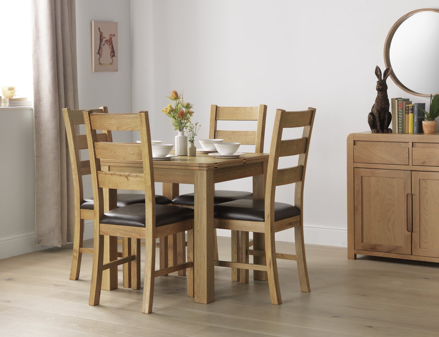 Argos Home Ashwell Oak Veneer Extending 4 Review