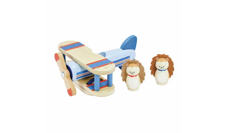 Chad Valley Alfie And Jo Wooden Plane Playset
