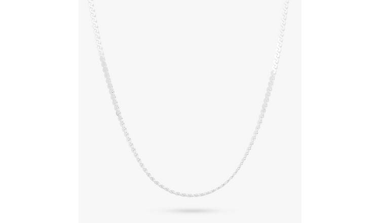 Revere Sterling Silver Mini Serpentine Chain - 18 Inch