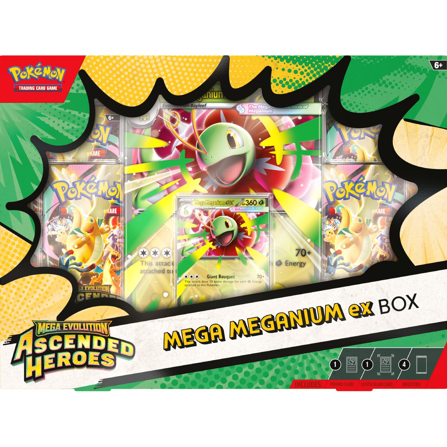 Buy Pokmon Mega Evolution Ascended Heroes Mega Meganium ex Box | Trading  cards and card games | Argos