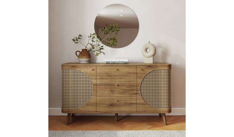 GFW Sorrel 2 Door 3 Drawer Sideboard – Natural