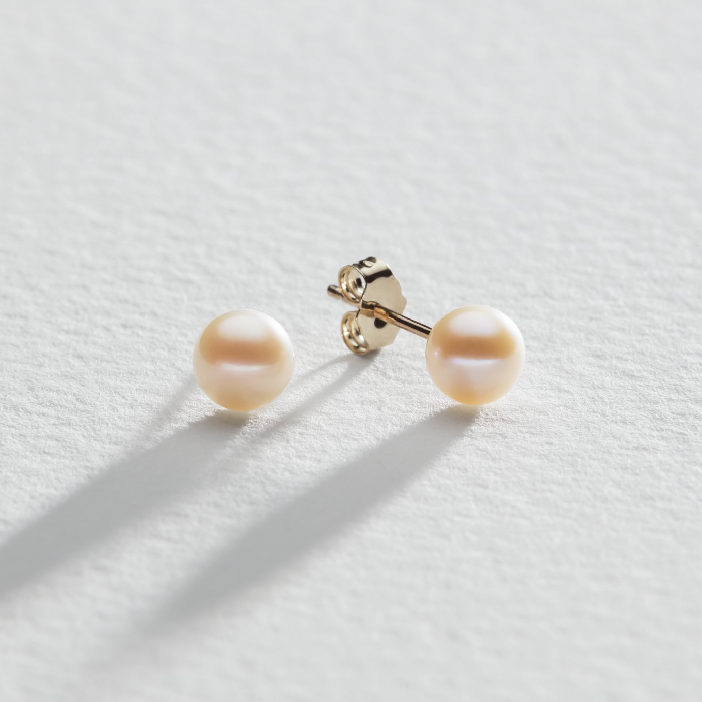 Revere 9ct Gold Cultured Freshwater Pearl Stud Earrings