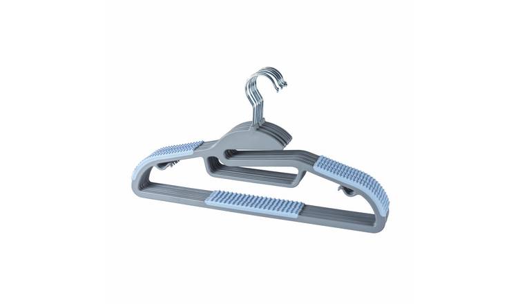 Beldray Pack of 8 Non-slip Hangers - Grey