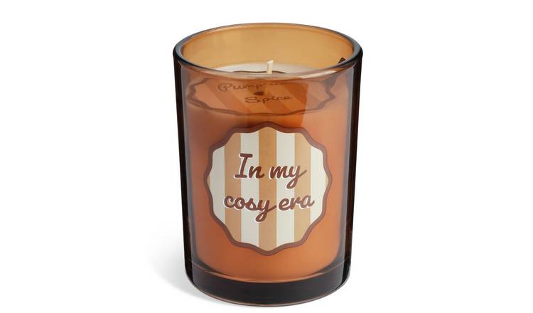 Argos Home Pumpkin Spice Cosy Era Autumal Candle