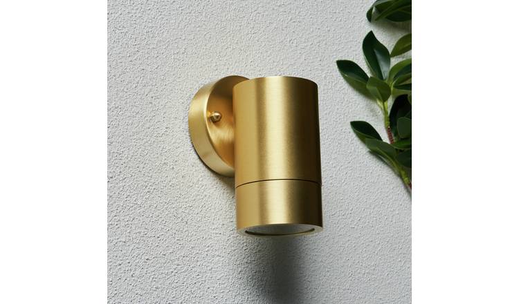 Zink IP54 Brass Outdoor Wall Up or Down Light