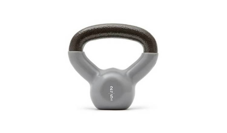 Reebok Cast Iron 2kg Kettlebell - Grey