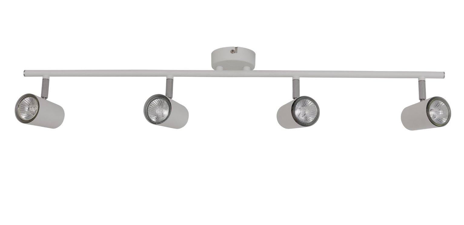 Habitat 4 Light Bar Light - Matt White