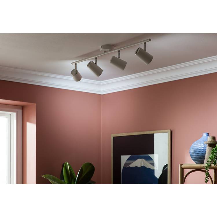 Argos Home 4 Light Bar Light - Matt White 0