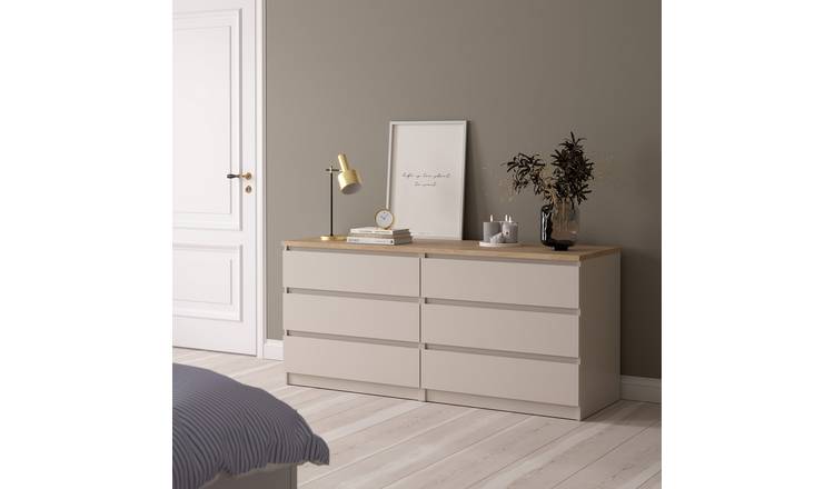Furniture To Go Naia 6 Drawers Chest - Natural