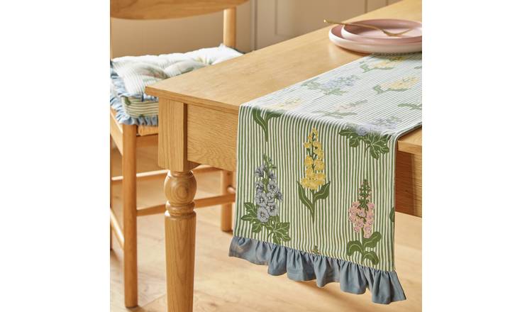 Argos Home Summer Fair Table Runner - Green