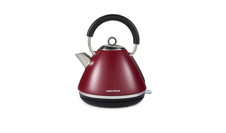 Morphy Richards 102051 Accents Pyramid Kettle - Rhubarb
