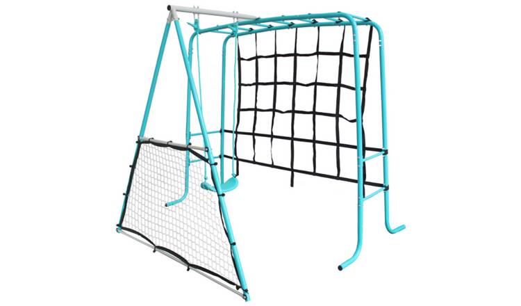 Chad Valley Kids Swing with Climbing Net and Rebounder