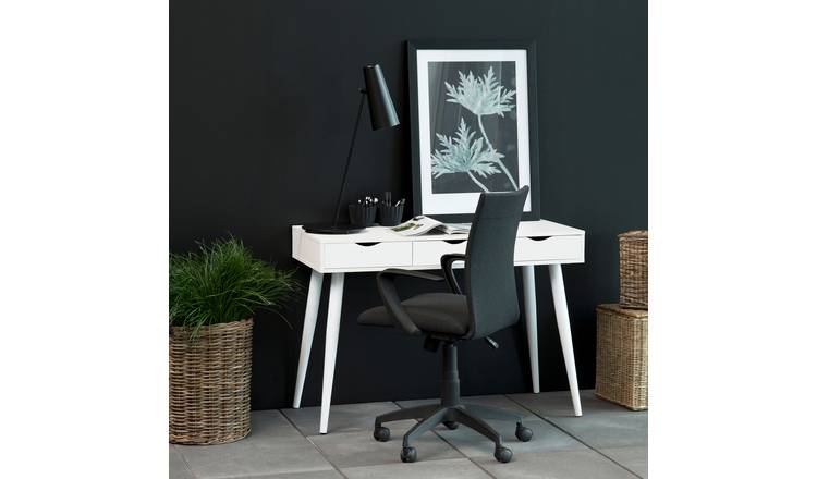 Furniture To Go Neptun 3 Drawer Office Desk - White