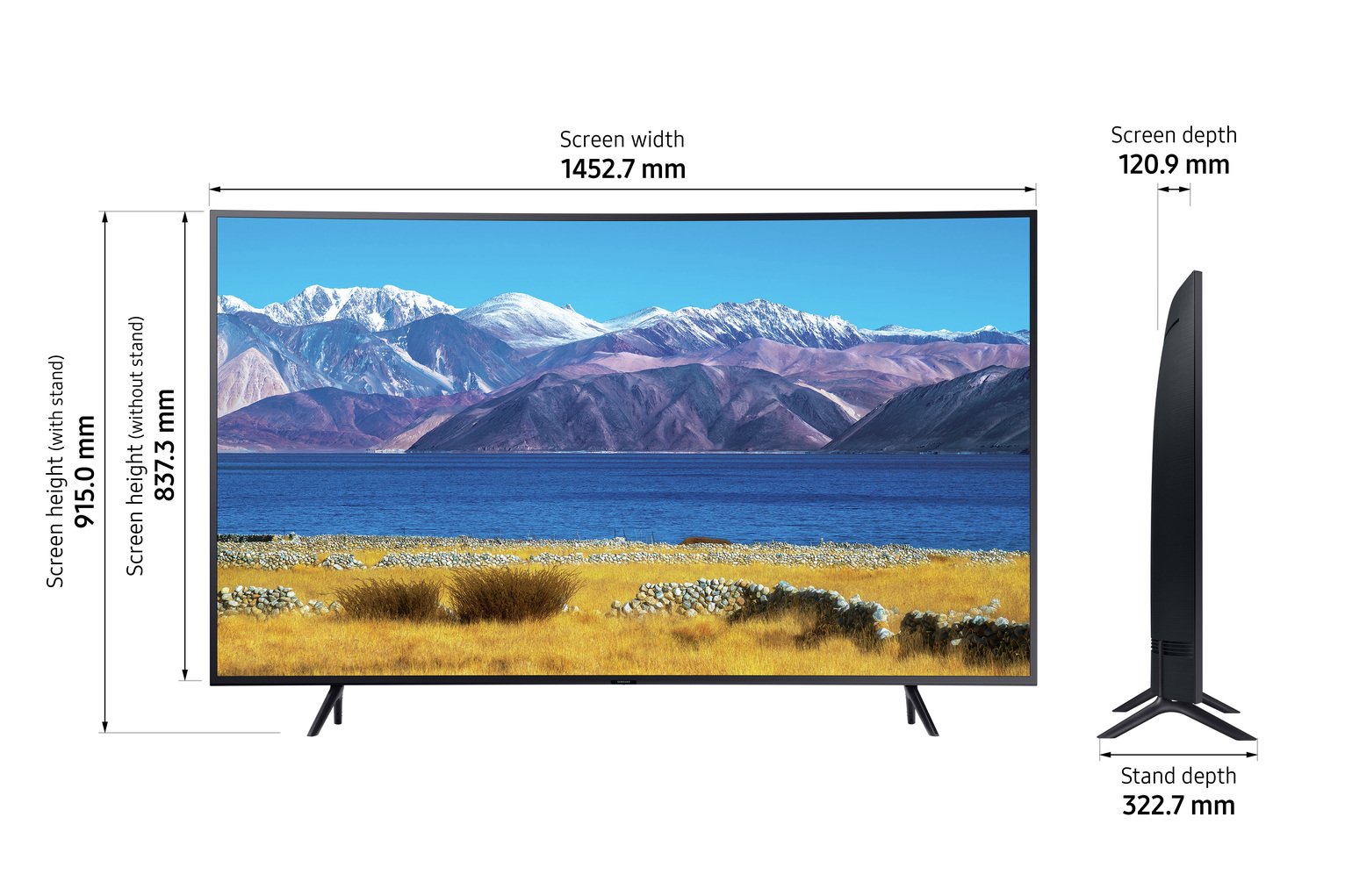 Samsung 65 Inch UE65TU8300KXXU Smart Curved 4K UHD LED TV Review