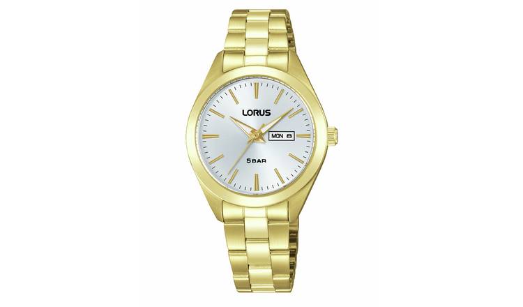 Lorus Ladies Gold Colour Stainless Steel Bracelet Watch