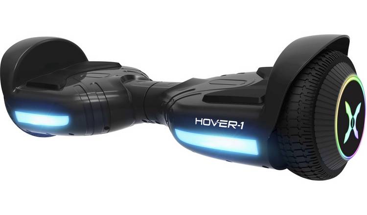 Hover-1 Rival Black Hoverboard with LED Wheels
