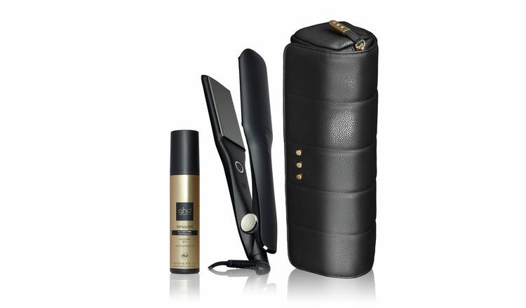 GHD Max Wide Plate Hair Straightener Bundle - Black