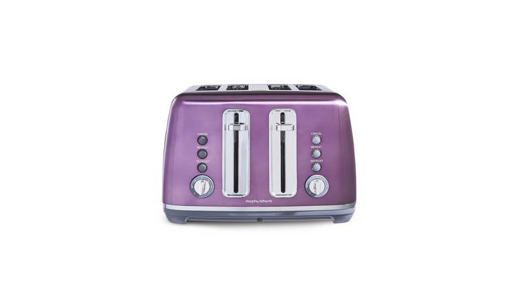 Morphy Richards 242050 Accents 4 Slice Toaster - Purple