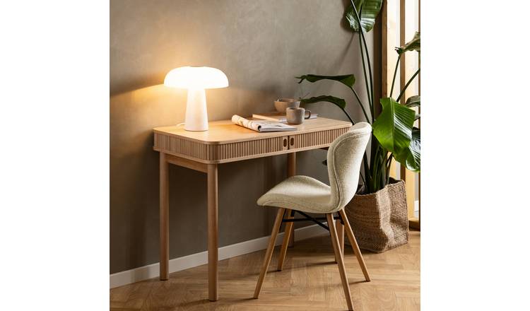 Furniture To Go Langley 2 Door Office Desk - Light Wood