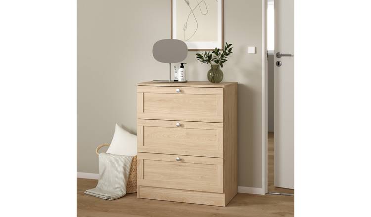Furniture To Go Brande 3 Drawers Chest - Natural