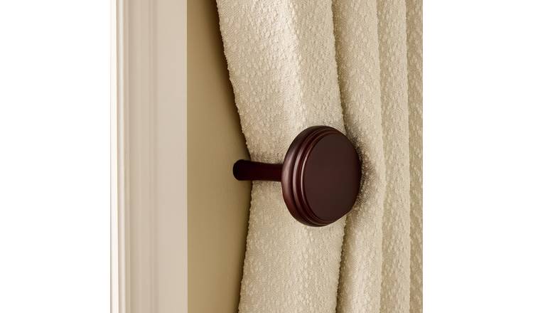 Argos Home Wood Curtain Holdback - Walnut